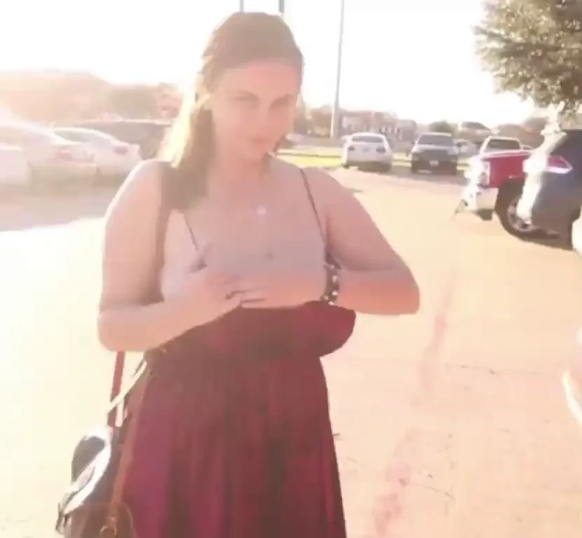 Public Saggy Tits Tease Out in the Open 🔥🍈🍈