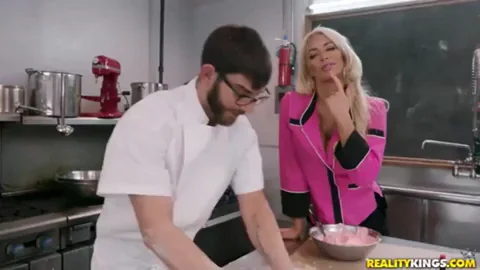 Nicolette Shea 🍑 Kitchen Dick-Down Bimbo Bash 🔥