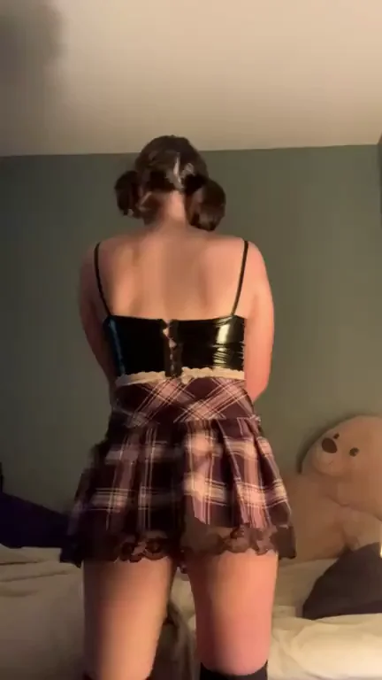 Just showing u what’s under my skirt ?