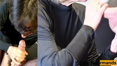 Huge Load On My Face And Black Dress