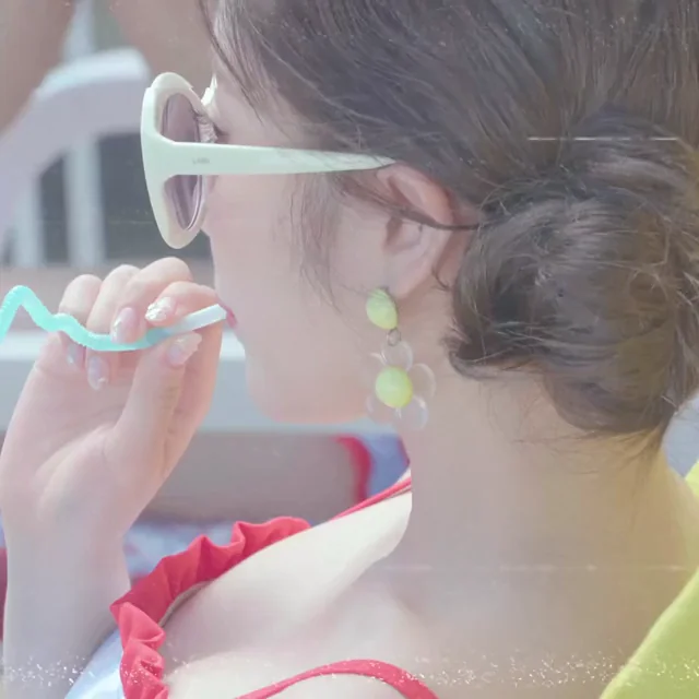 APRIL Chaekyung bikini tease