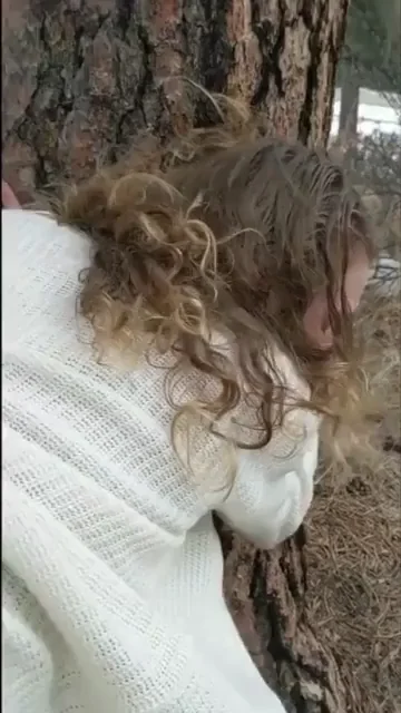 🔥 BBC Slut Pounded Against Tree 🍑🍆