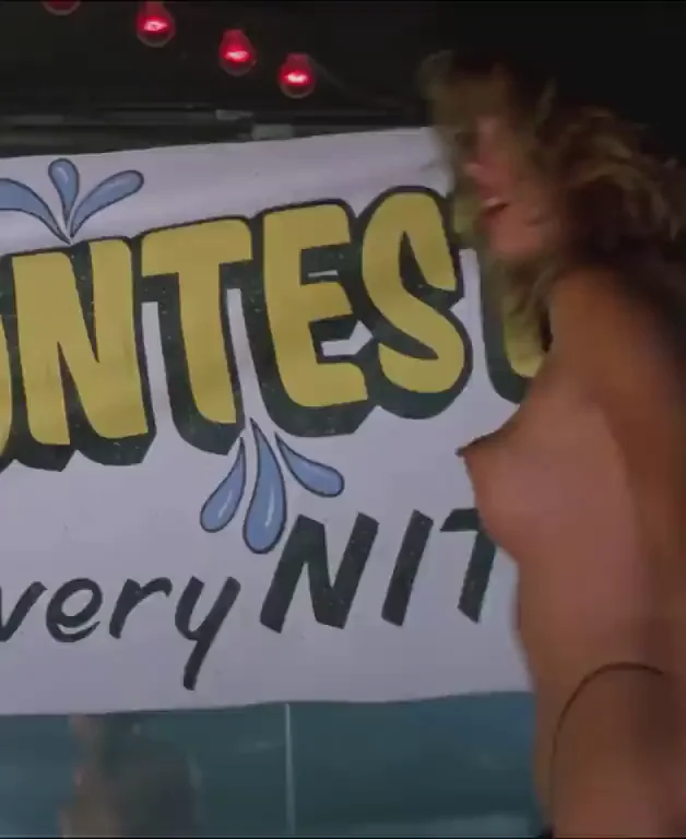 Laura Albert's Wet T-Shirt Tease in Road House (1989)