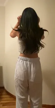 never judge a woman wearing baggy pants you never know whats underneath