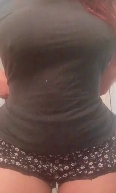 Playing with my tits through my t-shirt ?