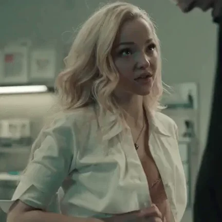 🔥 Dove Cameron Blonde Bombshell Stripping Tease 💋