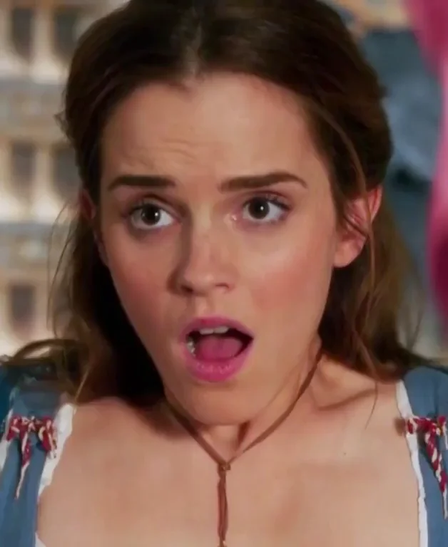 Emma Watson's cum face