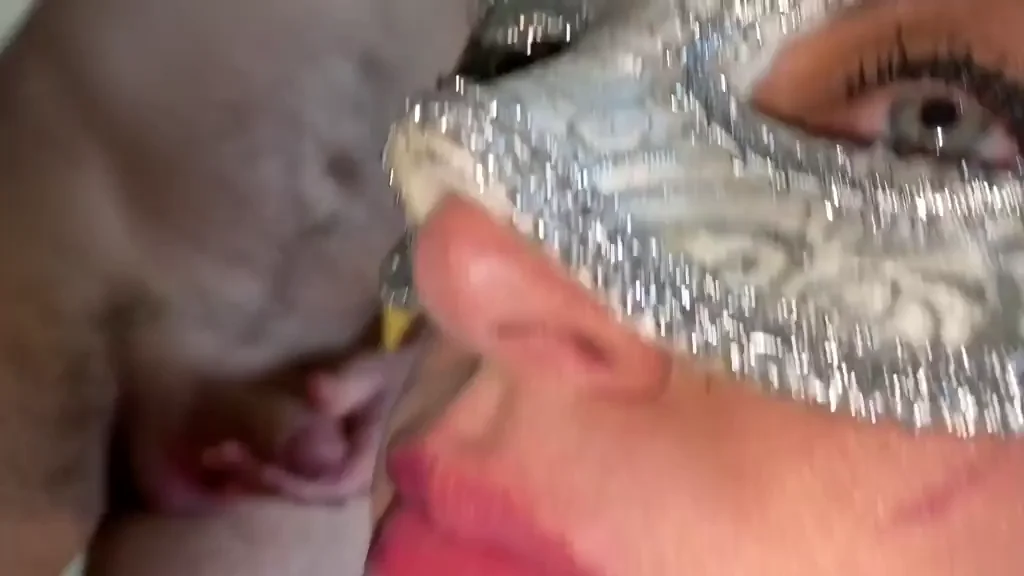 [OC] blowbang part 7 of 8 - ft. deepthroat gagging and a big cumshot (redgifs for sound)