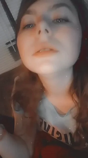 Ahegao slut thinks of cummies??