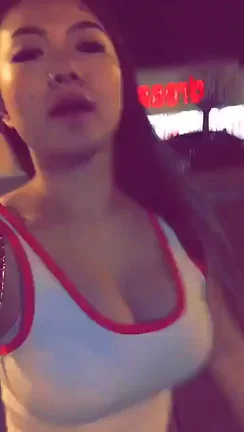 Bouncy asian