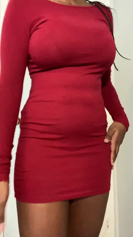 i’m too embarrassed to wear this dress out. should i just take it off?