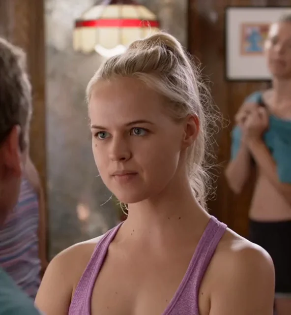 Maddie McCormick's Shameless Tease in Tight Purple Tank 😈💦