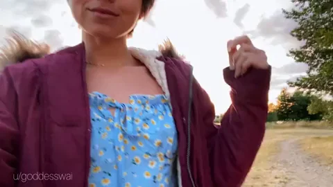 Sunset walk in the park~ ? [gif]