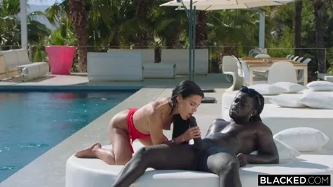 🌴 Abroad & Horny: Apolonia Lapiedra Fucks BBC Poolside 🔥🍆