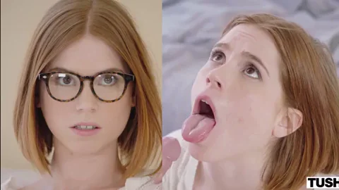 Cute face - cum coated face