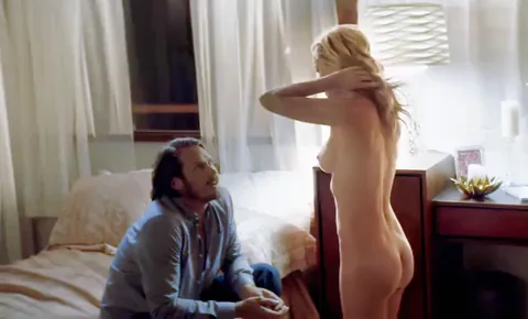 Blonde Babe's Naked Tease & Passionate Embrace ?🔥💦