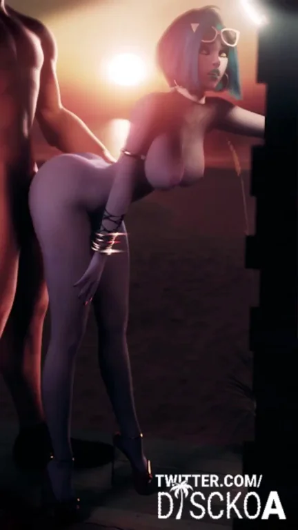 Widowmaker's Sunset Pound Session 🍑🔥 (DisckoA) [Overwatch Rule34]