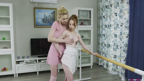 GirlsOutWest 🩰 Evelina & Nadezhda (Auror & Lottie) - Ballet Sluts On Pointe 💦👯‍♀️