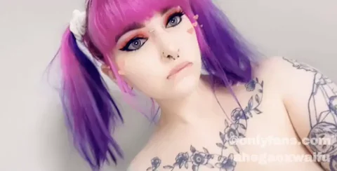 Drooly Ahegao Cumslut Begs to Mess Up Your Cock 💜💦