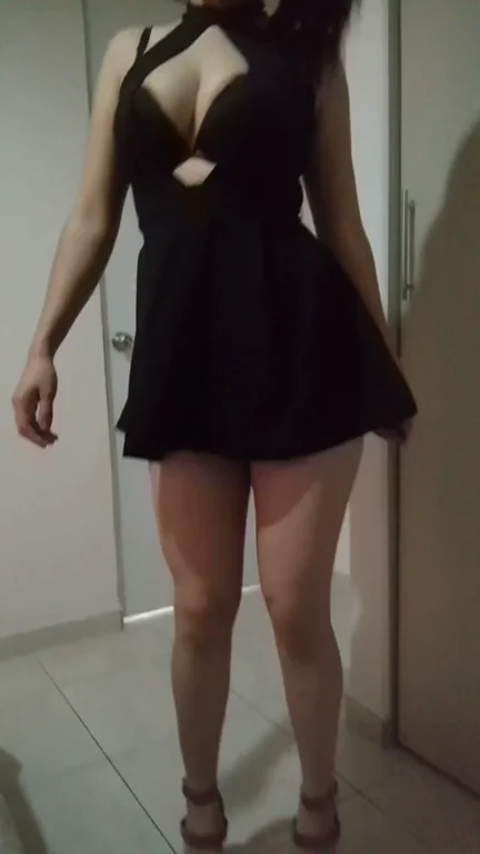 Micro Black Dress, perfect for a Saturday Night!