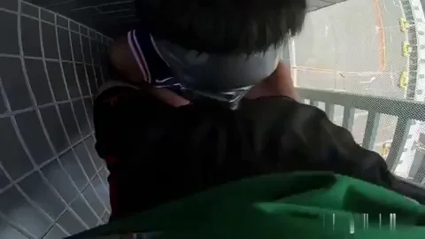 Cute Teen Boy Suck Dick Public In Balcony