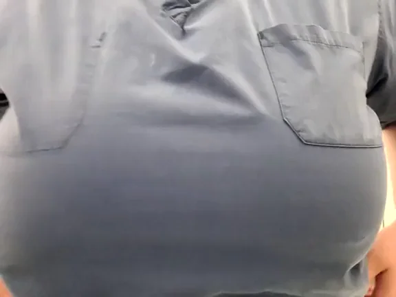 🔥 Scrubs Hiding Massive Tits Tease 😈