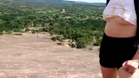 The view from up here is nice