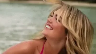 Kate Upton's Unreal Massive Tits in Red Bikini 😍💦