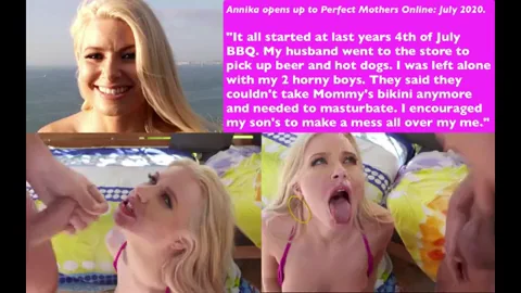 [M/S] Perfect Mothers Online 4th of July Special Edition. Annika knows how to take care of her boys while dad runs out and restocks on BBQ supplies.