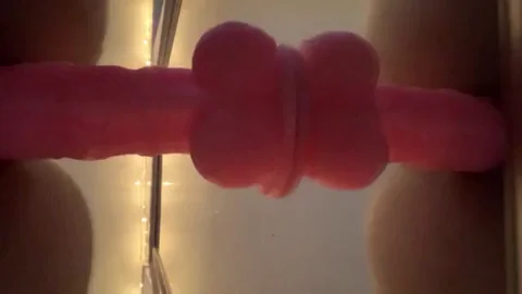 Suction Dildo Mirror Pound: Hold My Camera, Watch Me Slam!
