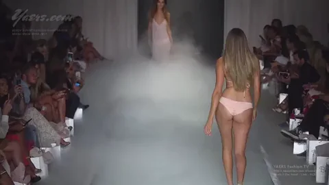 Sheer Pink Slut Dress Strut 🔥 Beach Bunny Runway Tease 💦