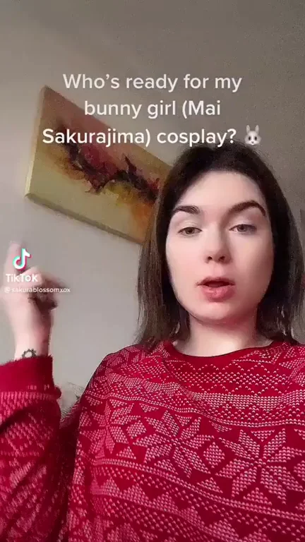 Sakuraxox as Sexy Mai Sakurajima Bunny Girl Tease
