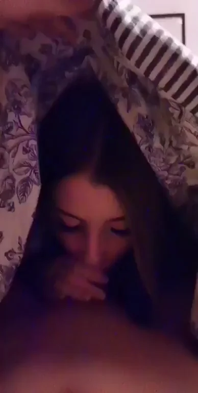 Too Sexy Under the Sheets Slutty Suck 😈👅🛏️