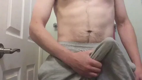 Fun Lil Cumshot Tease in the Bathroom 💦😈
