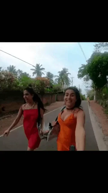 Shenaz Treasury's boobs bouncing and spilling