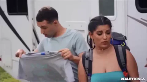 Chubby chick's jiggle