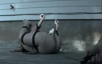 Boom! Bound Ass Slut Spreads Wide 😈🔗🍑