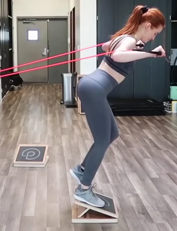 Madelaine Petsch's Slutty Squat: Redhead Booty Bombshell Workout Tease