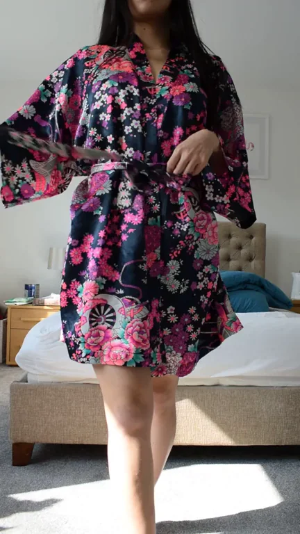 Silky Robe Tease Reveal