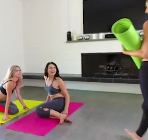 🔥 Pilates Sluts: BFFs Stretching Those Hot Bodies 💦
