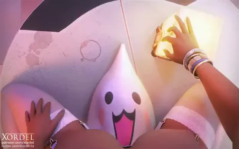 Ana Bouncing Wild on Happy Pachimari Cock 🍆💦 (Xordel) [Overwatch Rule34]