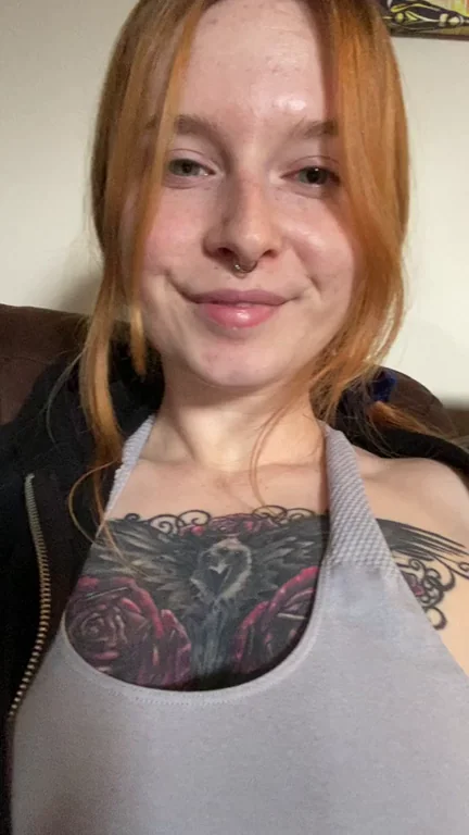 🔥 Tattooed Redhead Slut Hiding Under Cute Vibes? 😈 You Judge!