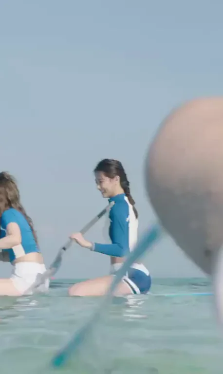 Tzuyu's Paddleboard Tease: K-Pop Idol's Wet Bikini Curves