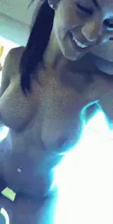 Hot Asian Babe's Massive Tanning Bed Tits Glow