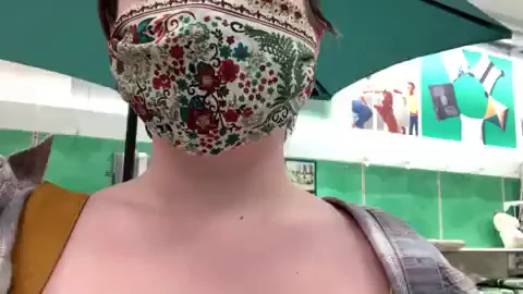 Tits Out in Target