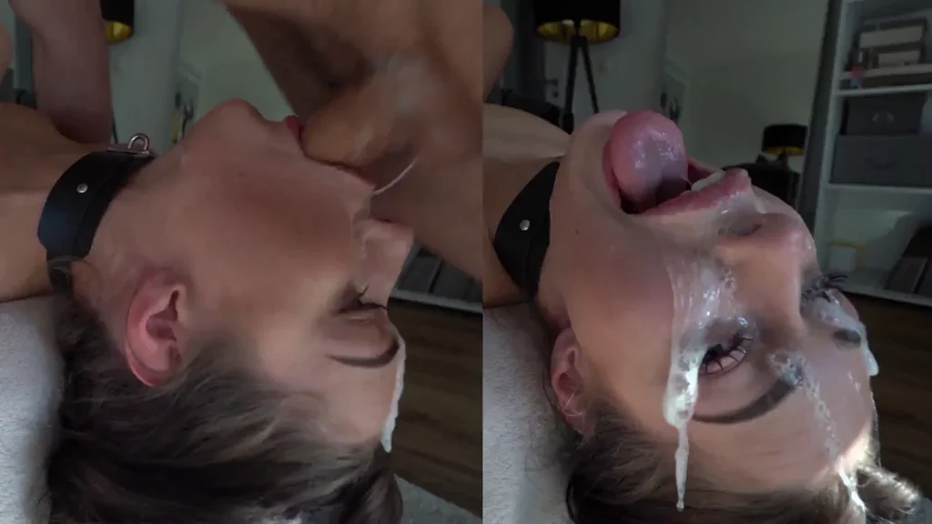 Gorgeous Submissive Slut Gets Throatfucked Hard 😈💦
