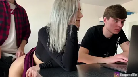 Lost Bet to Bros: Sis Pays Up with Tease 😈💦 [b/s]
