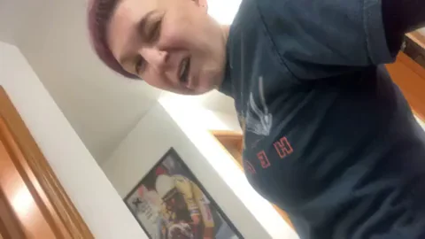 Pantsless Office Hallway Tease: Cheeky Bare-Ass Stroll ^__^