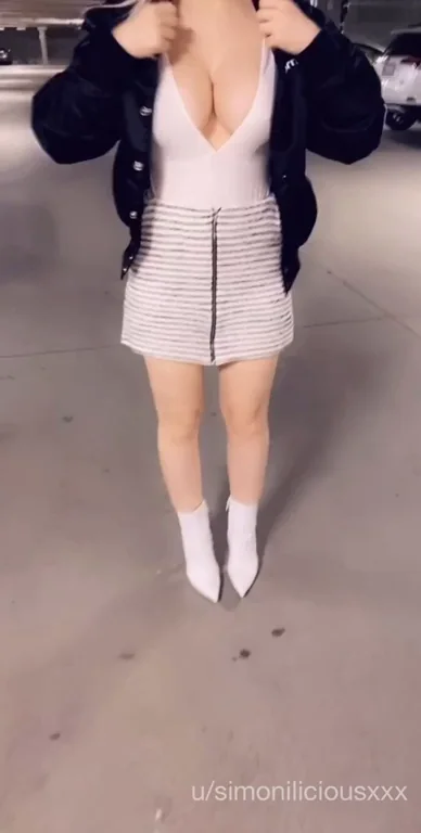 I like to take my skirt off when I'm outside