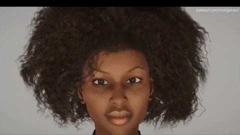 🍫 Mirage 0.3 VR Ebony Slut in Plaid Skirt Tease 🔥